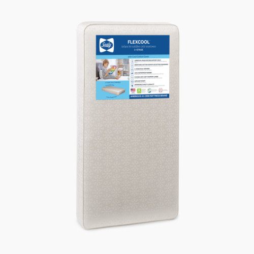 Sealy Flexcool 2-Stage Crib and Toddler Mattress - Starlights
