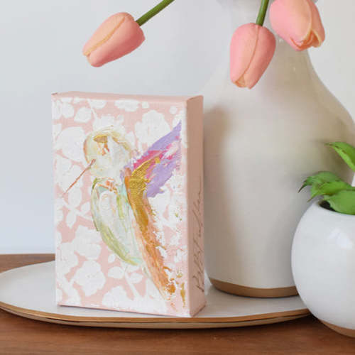 Hummingbird Canvas Pink