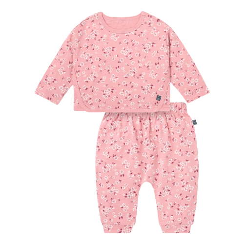 Modern Moments by Gerber Baby Girl Box Fit Top and Harem Pant Outfit Set, 2-Piece, Sizes 0/3 Months - 24 Months