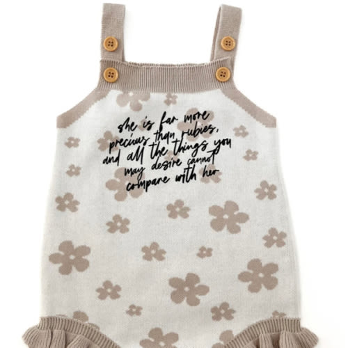 Far More Precious Floral Knit Bodysuit – OUR HOUSE ABOVE