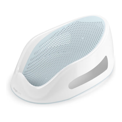 Angelcare Baby Bath Support, Aqua, for babies less than 6 months of age, Made in Canada