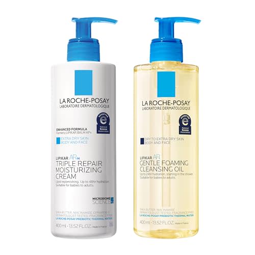 La Roche-Posay Lipikar AP+ Triple Repair Moisturizing Cream | Face & Body Lotion For Dry Skin | Shea Butter & Niacinamide Moisturizer | Gentle Face & Body Cream For Dry, Rough & Sensitive Skin