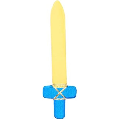 Sarah's Silks Blue Foam Sword Toy for Kids 17" Long | Waldorf Toys for Creative and Pretend Play | Sword for Halloween, Parties, and Costume Accessories | Dress up as a Ninja, Pirate, or Knight