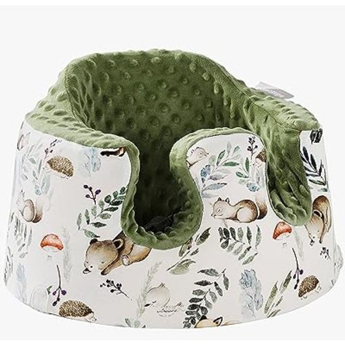 Seat Cover Compatible with Bumbo Seat,Breathable Baby Bumbo Seat Cover,Soft Bumbo Floor Seat Cover for Baby Girl Boy,Only Compatible with Bumbo Seat (Forest)