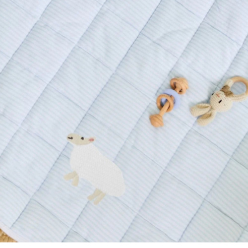 Tummy Time Mat (Lamb)