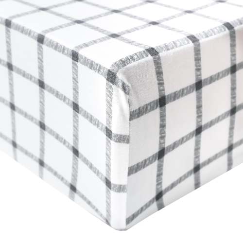 Premium Knit Fitted Crib Sheet - Ledger