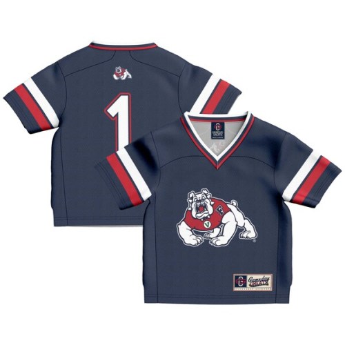 #1 Fresno State Bulldogs GameDay Greats Infant Lightweight Collegiate Football Fashion Jersey - Navy