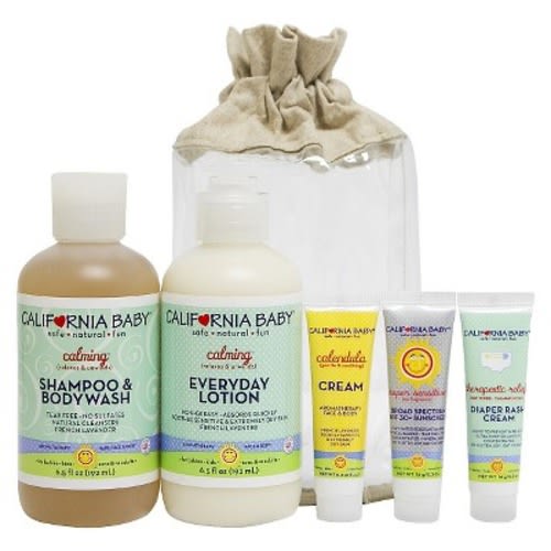 California Baby Newborn Tote Gift Set