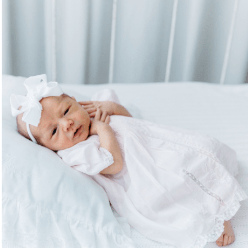 NB Family Pic Dress - Lace Trim Slip Dress I Feltman Brothers