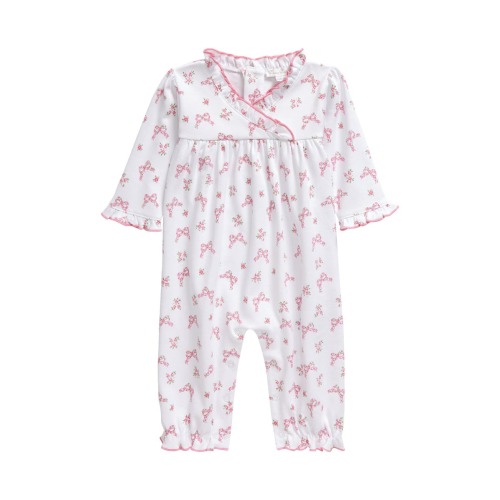 Ruffle Pima Cotton Romper, 9M