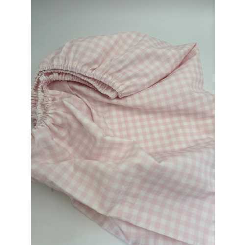 Baby Girl Crib Sheets, Blush Pink Gingham, Mini Crib Sheets, Changing Pad Covers, Pillowcases, Baby Girl/Toddler Gift
