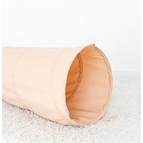 Lyla & Sage Play Co - Baby Play Tunnel - 6ft Indoor & Outdoor Pop Up Play Tunnel for Toddlers 2-6 - Interactive Hide-and-Seek Crawling Tunnels for Children - Gender Neutral Play Tunnel (Canyon/Peach)