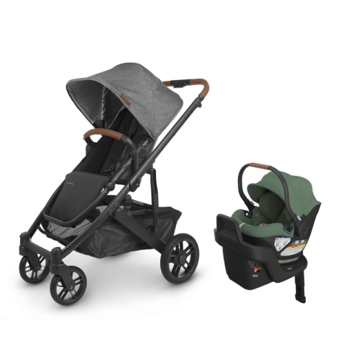 UPPAbaby Cruz from Birth Travel System (Stroller + Aria Infant Car Sea – Bambi Baby