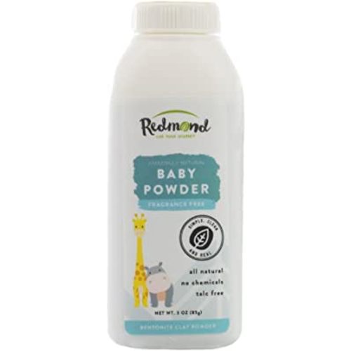 Redmond Clay Baby Powder, 3 Ounce, 10 Ounce (1 Pack)