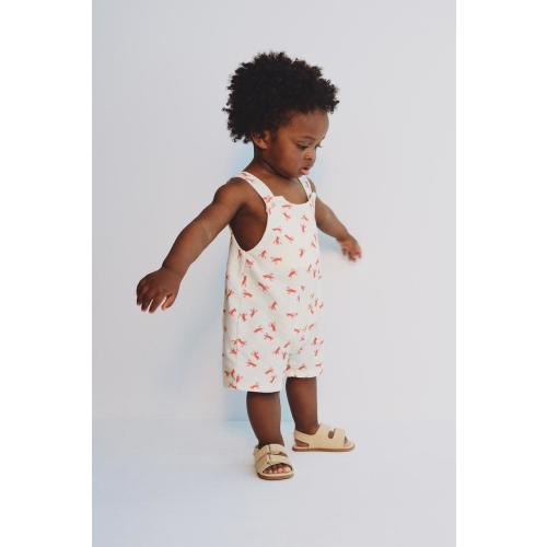 LOBSTER OVERALL SHORTS - Light ecru | ZARA United States