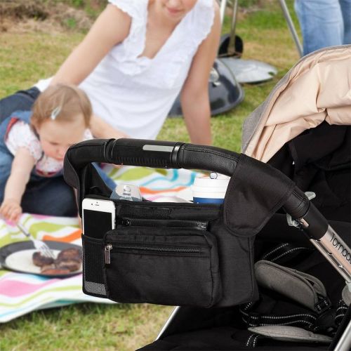 Momcozy Stroller Organizer Handbag: Compatible With Most Strollers, Canvas Material