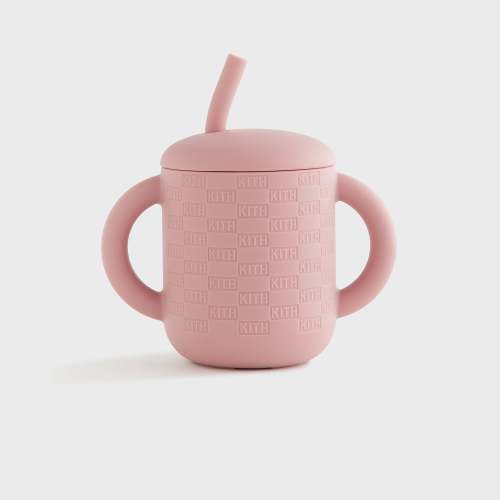 Kith Kids for Mushie Silicone Training Cup & Straw - Dusty Quartz - PH