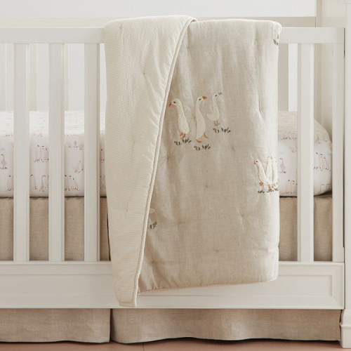 Darby Duckling Baby Quilt | Pottery Barn Kids