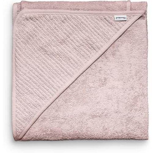 Ehrenkind® Hooded Towel, Baby Towel with Hood Made of Cuddly Soft Organic Cotton, Bath Towel in 100 x 100 cm, Rose, Children's Bath Towel, As Baby First Equipment Newborn or Baby Gift