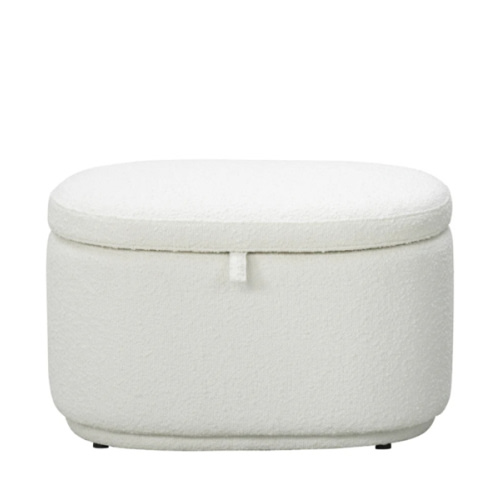Nurture& Storage Ottoman - Performance Bouclé