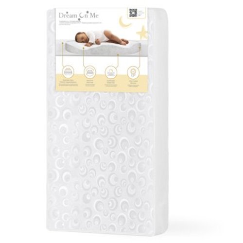 Dream on Me, 2-In-1 Breathable Foam Two-Sided 3" Mini/Portable Crib Mattress