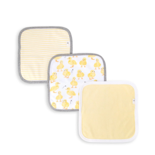 Little Ducks Organic Cotton Washcloths 3 Pack