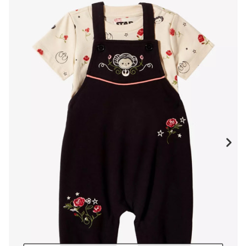 Star Wars Floral Princess Leia Infant T-Shirt & Overall Set - BoxLunch Exclusive | BoxLunch