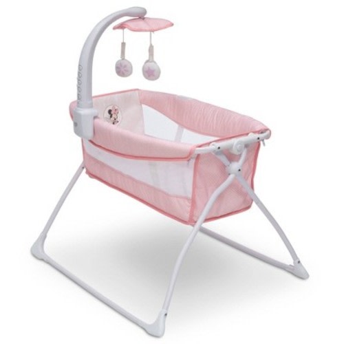 Delta Children Deluxe Activity Sleeper Bassinets for Newborns