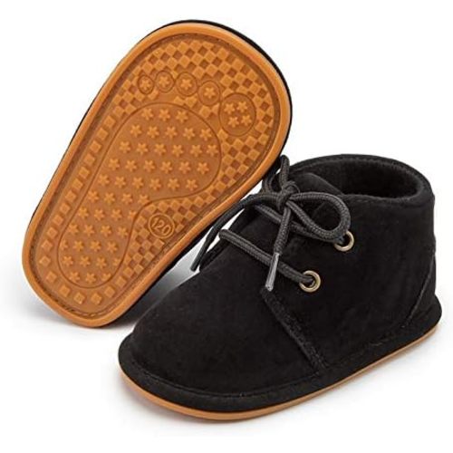 Baby Boys Girls Booties Fleece Anti-Slip Soft Sole Boots Toddler First Walker Warm Shoes