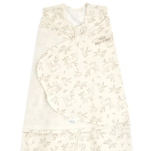100% Cotton Baby Swaddle Forest Lullaby | Newborn | HALO US