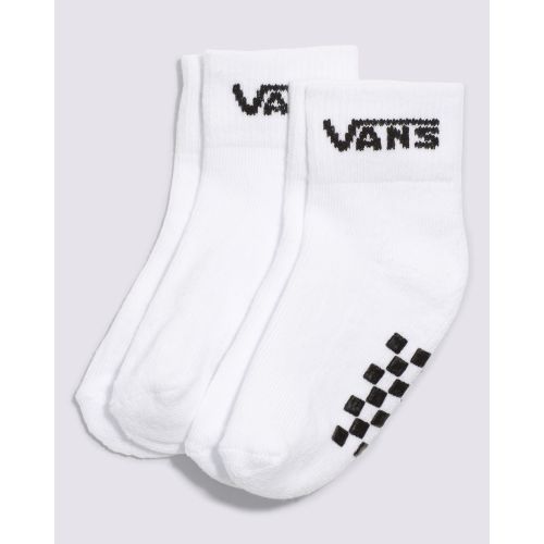 Infant Classic Crew Checkerboard Socks in White | Vans