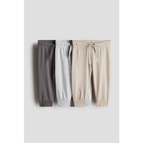 3-PACK COTTON JERSEY JOGGERS