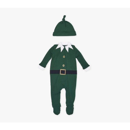 Santa's Helper Organic Cotton Baby Pajama