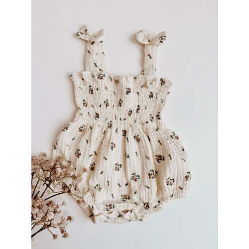 Gemma Muslin Floral Romper