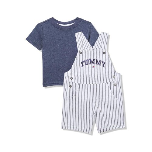 Tommy Hilfiger baby-boys 2pc Shortall Set