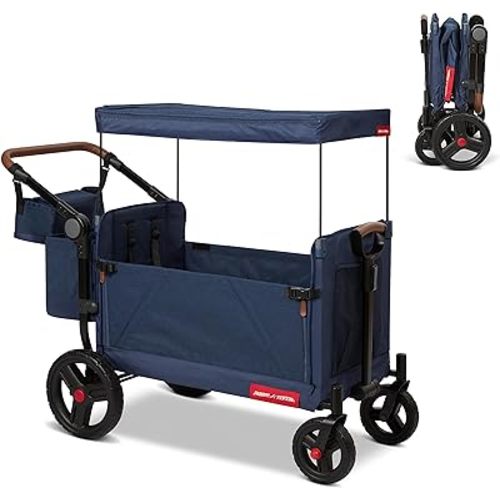 Radio Flyer Atlas Stroll N Wagon, Blue