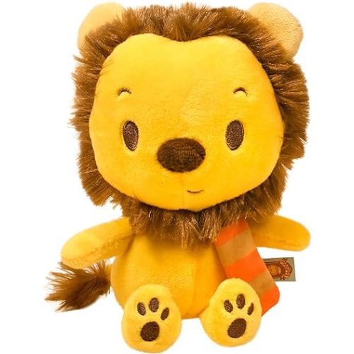 Harry Potter Gryffindor Lion Plush Stuffed Animal with Red and Gold Striped Scarf