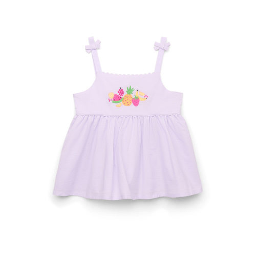 Wonder Nation Toddler Girls Cotton Eyelet Peplum Tank Top, Sizes 12M-5T