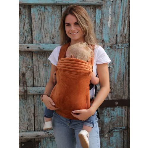 Baby Carrier Sienna Orange Velvet (available in 20 colors)