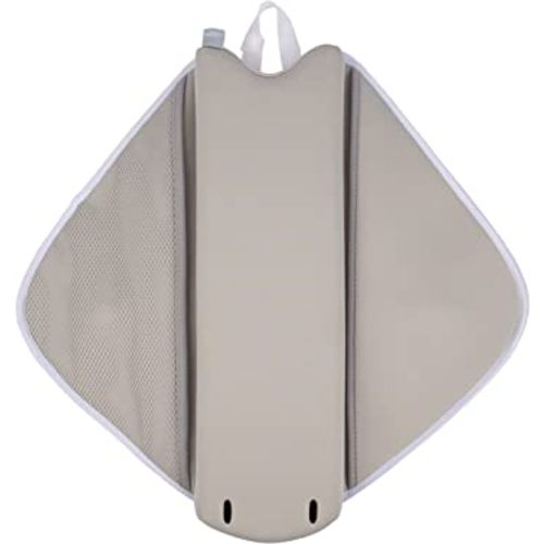 Ubbi Cushioned Elbow Rest, Non-Slip, Baby and Toddler Bath Time Must Have Accessory for Parents, Included Pockets for Bath Supplies Storage, Gray Stingray
