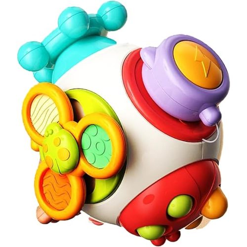 7 8 9 10 12 18 Month Old Baby Toys, Learning Car Activities Sensory Busy Fidget Cube Board Travel Toy for Toddlers 1-3 Educational Montessori Toys for 1 2 Year Old