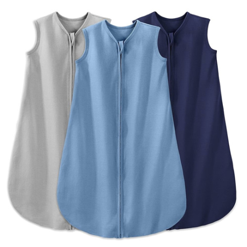 Yoofoss Baby Sleep Sack 0-6 Months Baby Wearable Blanket 100% Organic Cotton 2-Way Zipper TOG 0.5 Toddler Sleeping Sack 3 Pack, Comfy Soft Lightweight(Small)