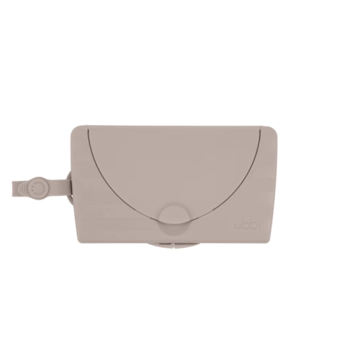 Ubbi on-the-go wipes dispenser in Color Taupe