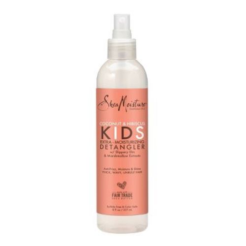 Sheamoisture Kids' Extra Moisturizing Detangler, Coconut & Hibiscus For Curly Hair With Shea Butter - 8 Fl Oz