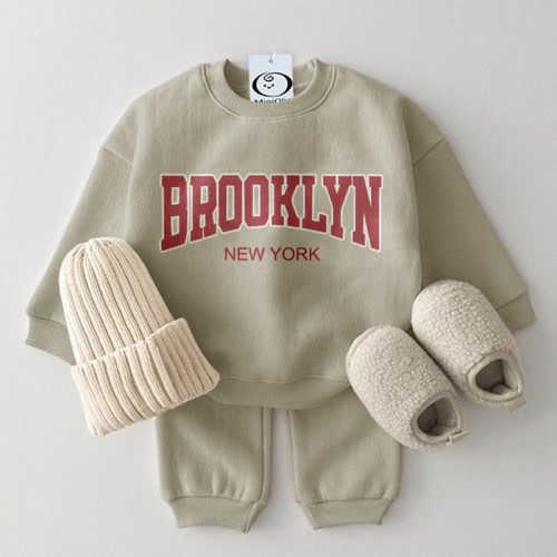 BROOKLYN NEW YORK Baby Casual Set | SIZE 6-12M