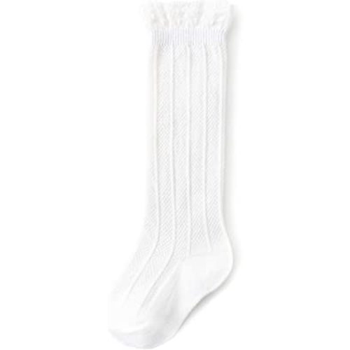 American Trends Baby Knee High Socks Girls Tube Long Socks Boys Newborn Infants Toddlers Ruffled Socks