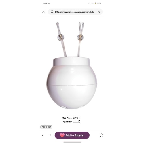 Cuzn™ Bath Ball water filter