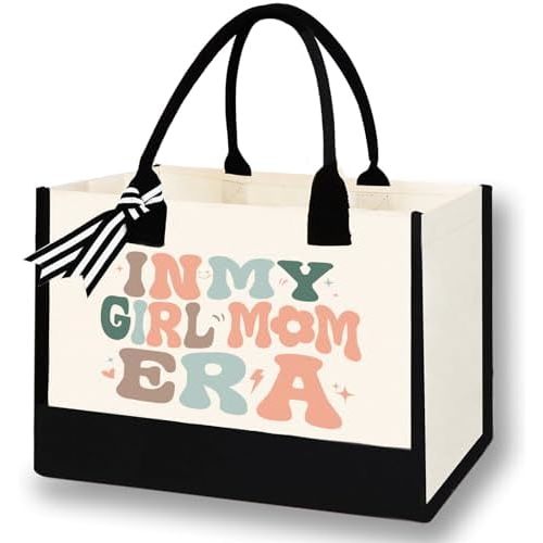 Canvas Tote Bag for Mom Nurse Teacher Boss Lady Dog Mom Christmas Birthday Gifts for Women Lady for Shopping