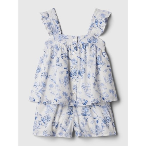 babyGap Floral Outfit Set in light blue floral