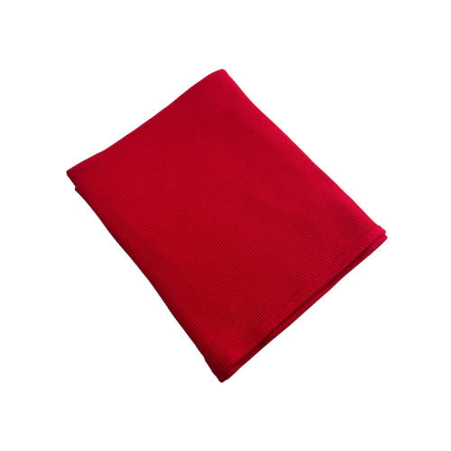 Organic Cotton Waffle Swaddle, Red